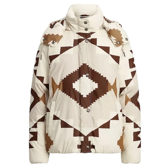 Polo Ralph Lauren Jackets & Blazers - Polo Ralph Lauren Southwestern Puffer Down Jacket Coat Navajo Aztec Sz XL NWT
